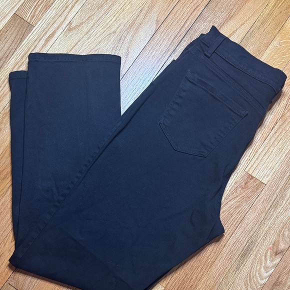 Gloria Vanderbilt Black Amanda Jeans Straight Leg 16 Long - Picture 1 of 8